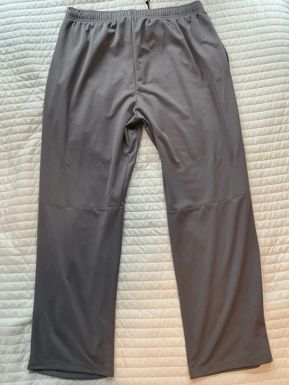 Nike Men’s Charcoal Gray Dri-FIT Track Pants with Swoosh